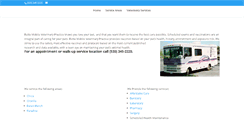 Desktop Screenshot of buttemobileveterinary.com